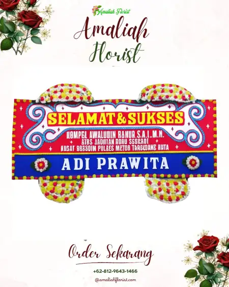 Papan Bunga Ucapan Selamat Venue Wedding Pondok Aren