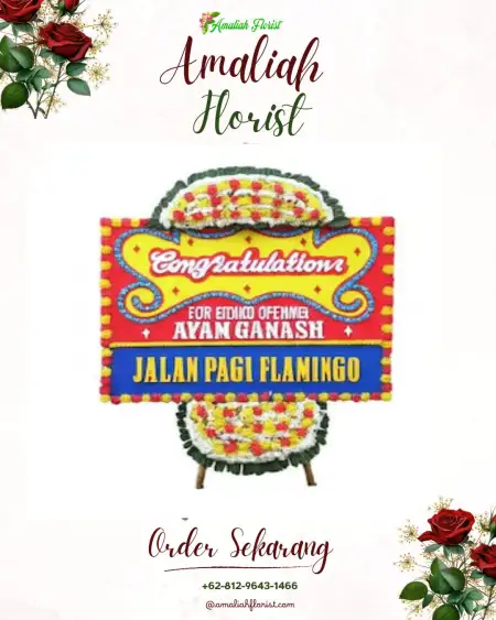 Sewa Papan Bunga Venue Wedding Pondok Aren